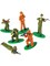 Military Soldiers People Miniatures Set Diorama Recreation 12 Pack Toys